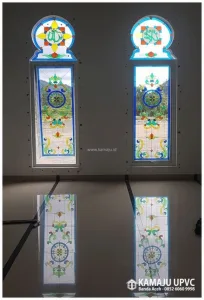 Jendela UPVC Kaca Patri