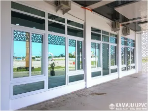 Pintu Jendela Kusen UPVC - Projek Gedung PCC Sigli (Kamaju UPVC Banda Aceh)
