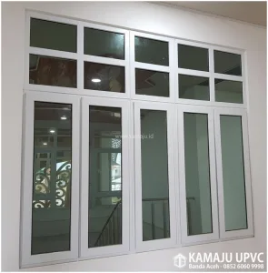 Pintu Jendela Kusen UPVC - Projek Gedung PCC Sigli (Kamaju UPVC Banda Aceh)
