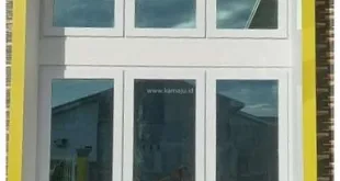 Jendela UPVC + Kaca Oneway